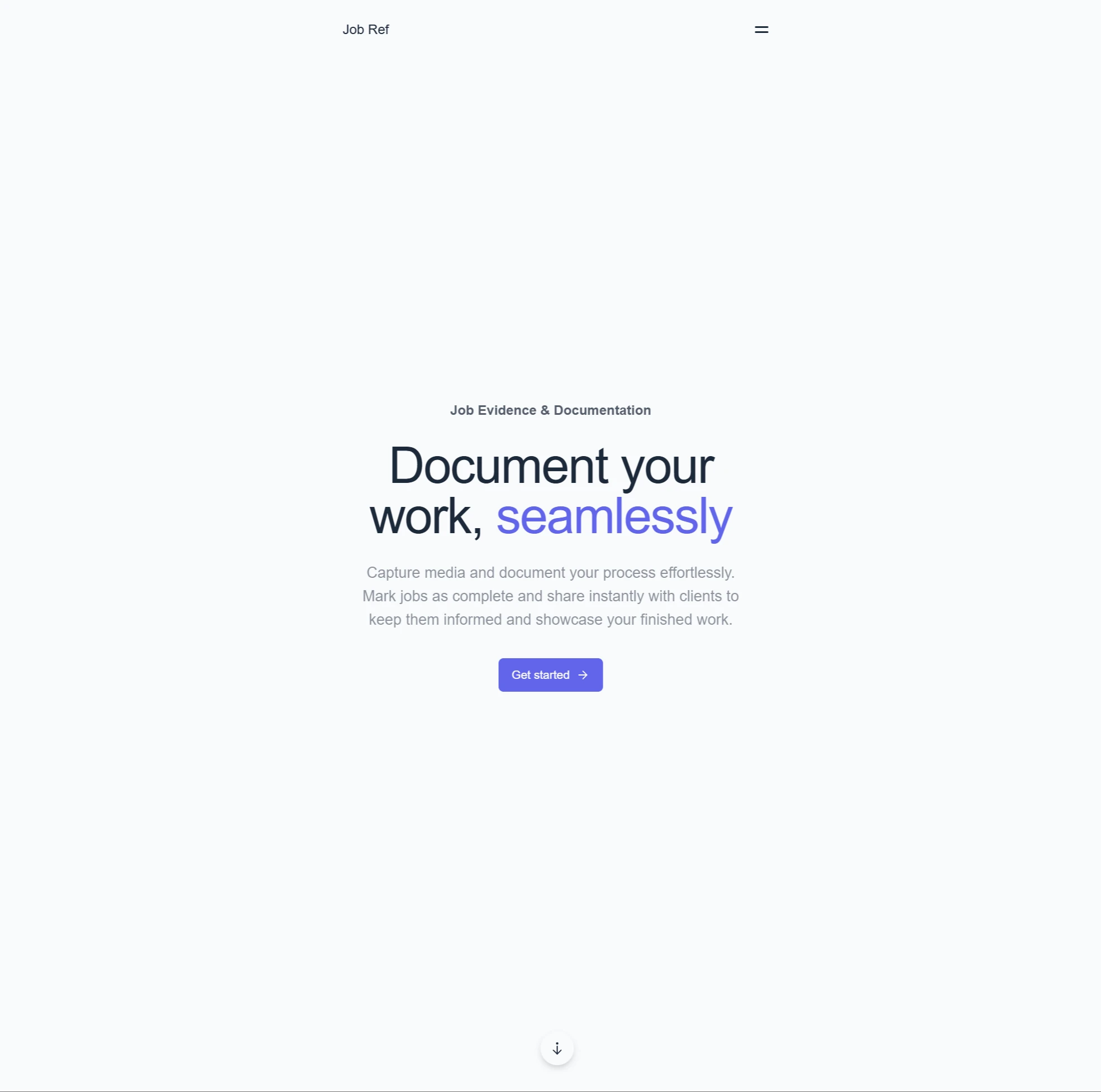 JobRef Image-First Job Documentation Platform
